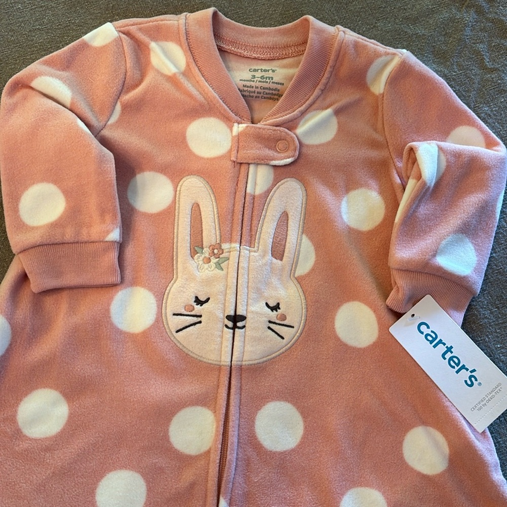 NWT!🐰CARTER’S 3-6 MONTHS BABY GIRL SLEEP SACK
